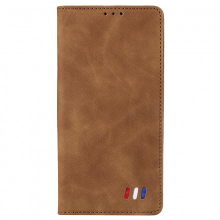 Flip Cover iPhone 13 Stijl Leer Driekleur
