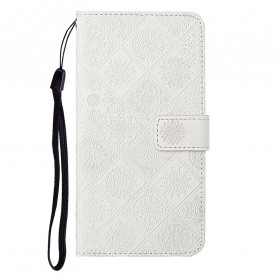 Hoesje voor iPhone 13 Tapisserie patroon