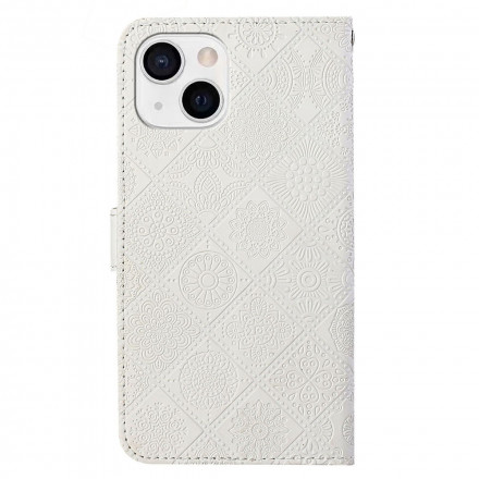 Hoesje voor iPhone 13 Tapisserie patroon