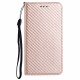 Flip Cover iPhone 13 Carbon Fiber met riem