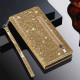 Hoesje voor iPhone 13 Glitter Portemonnee