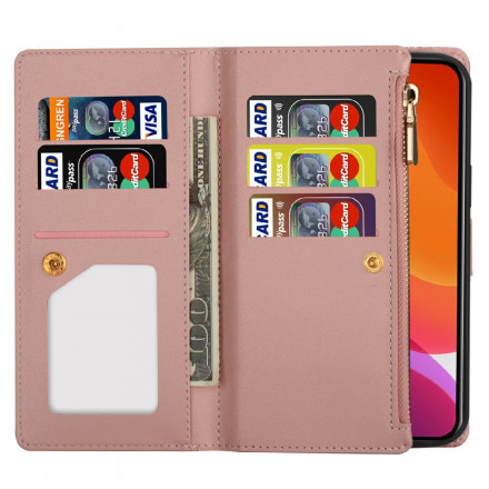 Case iPhone 13 Glitter Portemonnee Zip