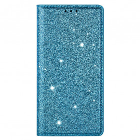Flip Cover iPhone 13 Stijl Glitter