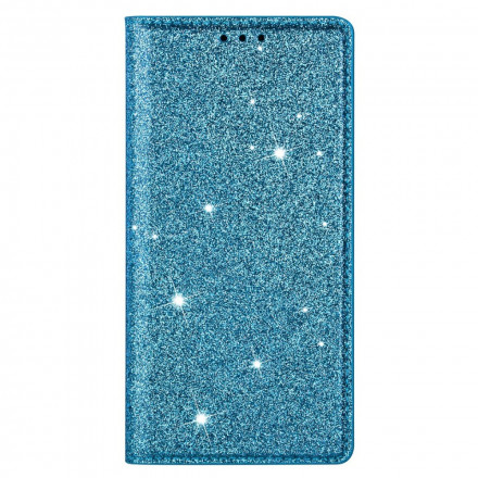 Flip Cover iPhone 13 Stijl Glitter