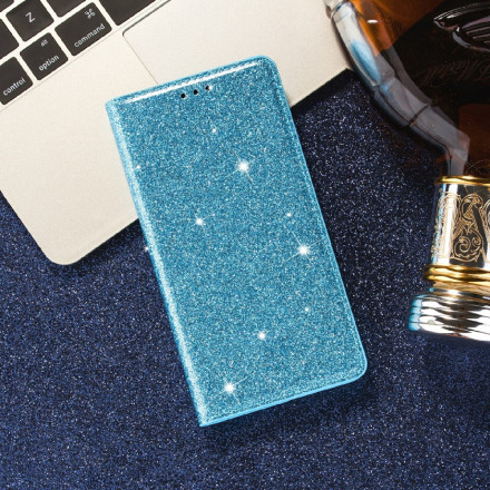 Flip Cover iPhone 13 Stijl Glitter