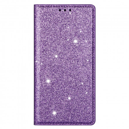 Flip Cover iPhone 13 Stijl Glitter