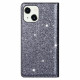 Flip Cover iPhone 13 Stijl Glitter