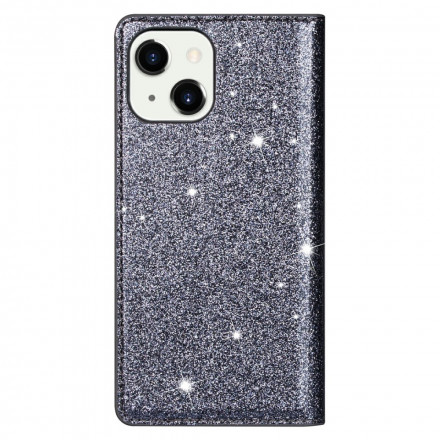 Flip Cover iPhone 13 Stijl Glitter