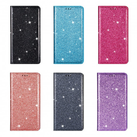 Flip Cover iPhone 13 Stijl Glitter