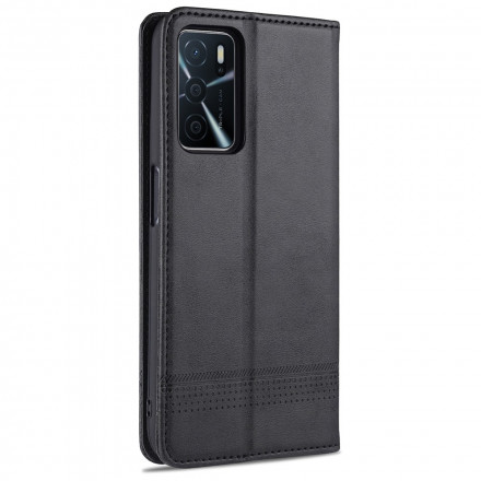 Flip Cover Oppo A16 / A16s Lederen Stijl AZNS