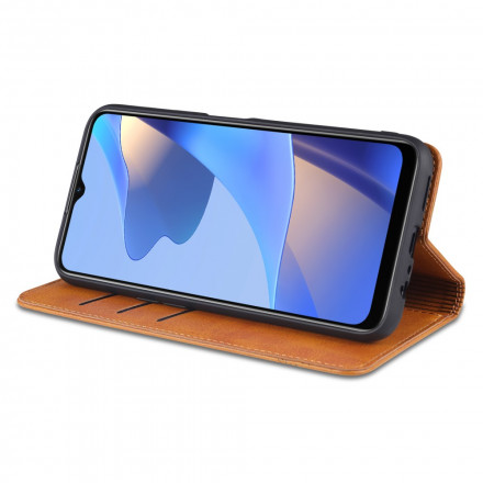 Flip Cover Oppo A16 / A16s Lederen Stijl AZNS