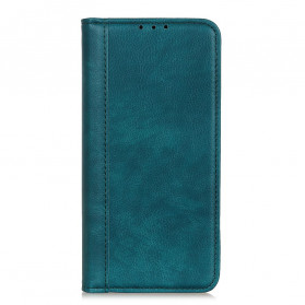 Flip Cover Motorola G60s Split Leer Versie