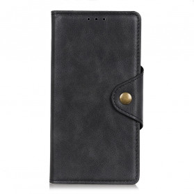 Behuizing Motorola G60s Kunstlederen Knop