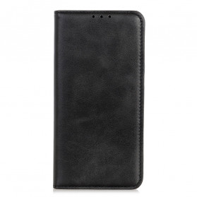 Flip cover Motorola G60s Split Leer Mat