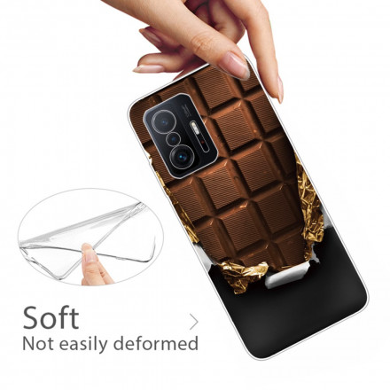 Xiaomi 11T Flexibele Hoesje Chocolade