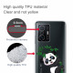 Xiaomi 11T Transparante Panda Cover op Bamboe