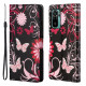 Xiaomi Redmi 10 Vlinders en Bloemen Koord Hoesje