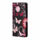 Xiaomi Redmi 10 Vlinders en Bloemen Koord Hoesje