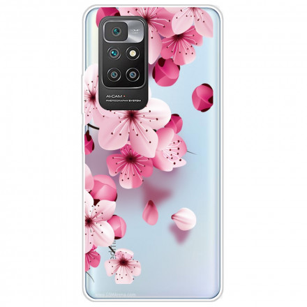 Xiaomi Redmi 10 Kleine Roze Bloem Hoesje