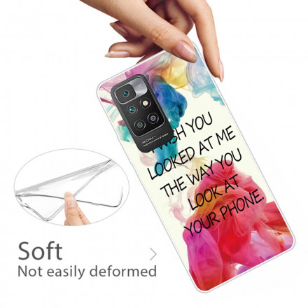 Xiaomi Redmi 10 cover, ik wou dat je naar me keek