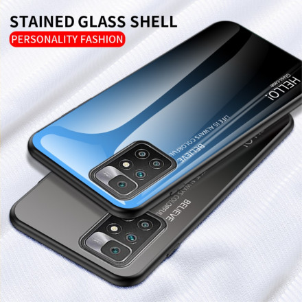 Xiaomi Redmi 10 Cover Hallo Aangemaakt Glas