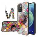 Xiaomi Redmi 10 Magnetische Patchwork Case