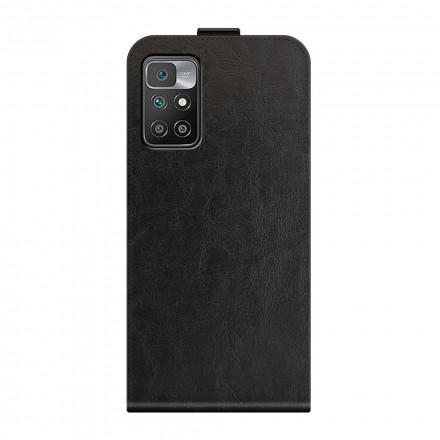 Xiaomi Redmi 10 Leder Effect Hoesje Verticale Flap