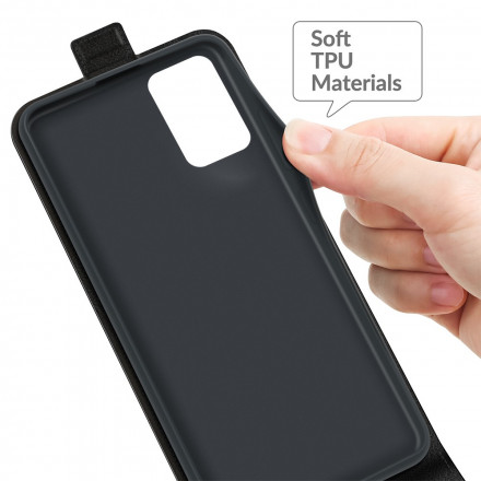 Xiaomi Redmi 10 Leder Effect Hoesje Verticale Flap