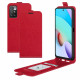 Xiaomi Redmi 10 Leder Effect Hoesje Verticale Flap Xiaomi Redmi 10 Leder Effect Hoesje Verticale Flap