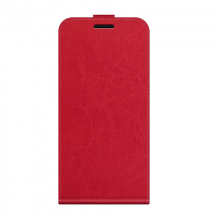 Xiaomi Redmi 10 Leder Effect Hoesje Verticale Flap Xiaomi Redmi 10 Leder Effect Hoesje Verticale Flap