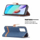 Xiaomi Redmi 10 stof en leer effect riem case Xiaomi Redmi 10 stof en leer effect riem case