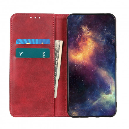 Flip Cover Xiaomi 11T / 11T Pro Split Leer Mat Flip Cover Xiaomi 11T / 11T Pro Split Leer Mat