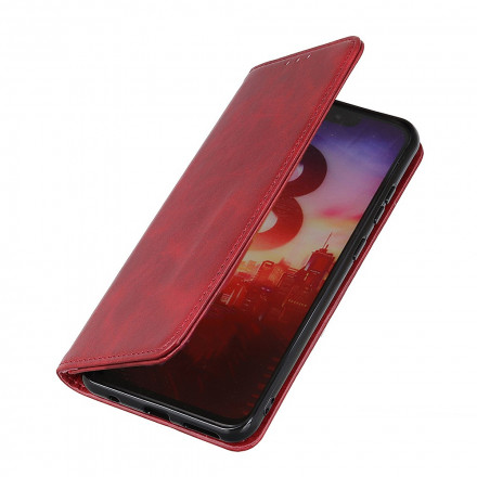Flip Cover Xiaomi 11T / 11T Pro Split Leer Mat Flip Cover Xiaomi 11T / 11T Pro Split Leer Mat
