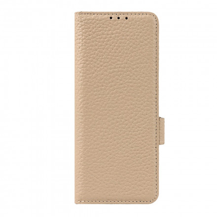 Samsung Galaxy Z Fold 3 5G Lederen Hoesje Echt Lychee