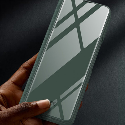 Flip kleur Samsung Galaxy Z Fold 3 5G gehard glas en kunstleer