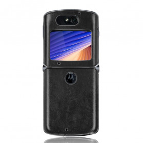 Cover Motorola Razr 5G Leder Lychee