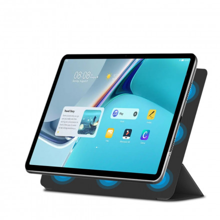 Smart Case Huawei MatePad 11 (2021) Kunstlederen ontwerp