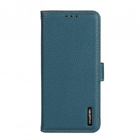 Hoesje Vivo Y33s / Y21 / Y21s Leder Litchi KHAZNEH