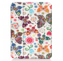 Smart Case iPad Mini 6 (2021) Stylus Case Vintage Bloemen