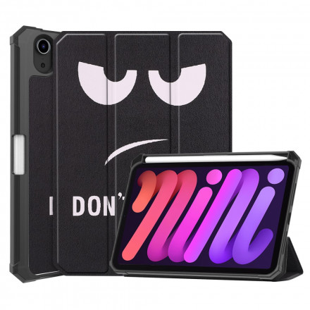 Smart Case iPad Mini 6 (2021) Stylus Case Don't Touch Me