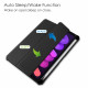 Smart Case iPad Mini 6 (2021) Kunstleer en transparante achterkant