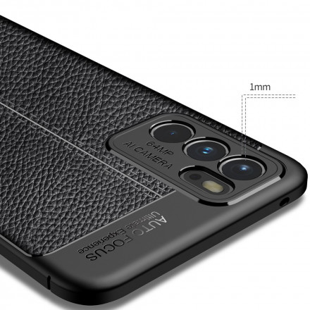 Oppo Reno 6 5G Lederen effect Case LItchi