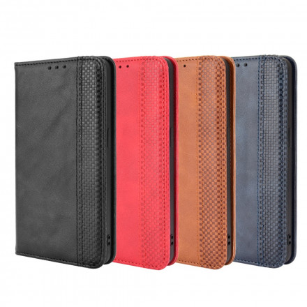 Flip Cover Oppo Reno 6 5G Leder Effect Vintage Styling