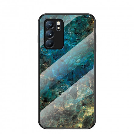 Oppo Reno 6 5G Premium kleuren getemperd glas case