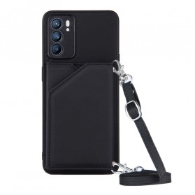Oppo Reno 6 5G Schouderriem Kaart Etui