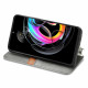 Flip cover Motorola Edge 20 Lite kunstleer diamant textuur