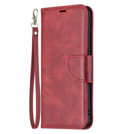 Oppo Reno 6 5G Gladde Hoesje Schuine Klep