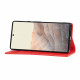 Flip Cover Google Pixel 6 leer Echte Lychee riem
