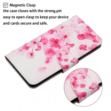 Xiaomi 11T / 11T Pro Hoesje Roze Bloemen