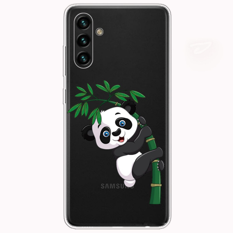 Samsung Galaxy A13 5G / A04s Panda hoesje op bamboe